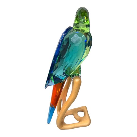 Swarovski Macaw Crystal Parrot Sculpture Masterpiece Large Glass Figurine READ - Picture 4 of 8